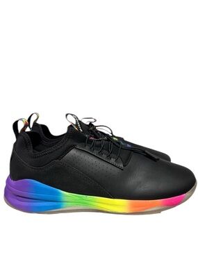 Clove Sneakers Men’s 13 Black Rainbow Healthcare Nurse Pride Colorful Shoes
